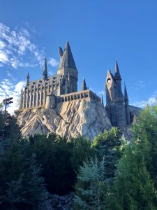 hogwarts castle, at the wizarding world of harry potter