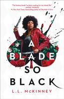 cover of the book a blade so black