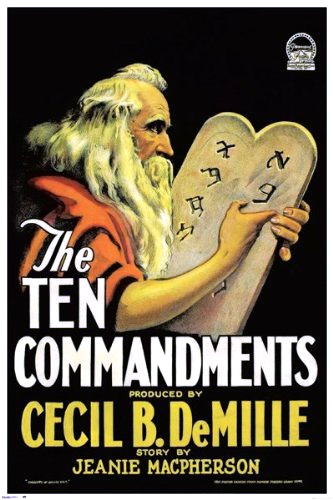 cover of The Ten Commandments film