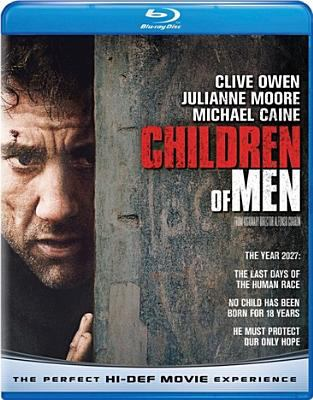 Cover image of Blu-Ray for Children of Men film adaptation.