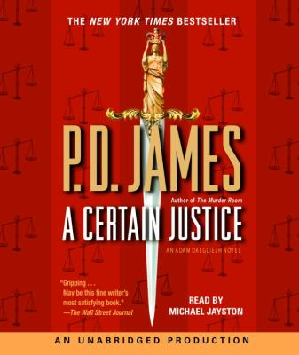 Cover image for A Certain Justice by P.D. James.