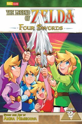 The cover of The Legend of Zelda Four Swords manga Part 2 by Akira Himekawa