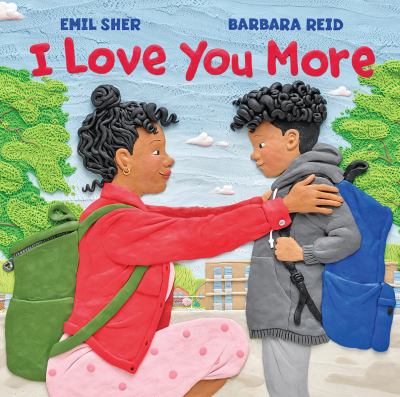 Book Cover of I Love You More by Emil Sher, illustrated by Barbara Reid