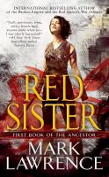 cover of the book red sister by mark lawrence.