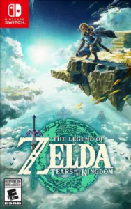 The box art of The Legend of Zelda Tears of the Kingdom