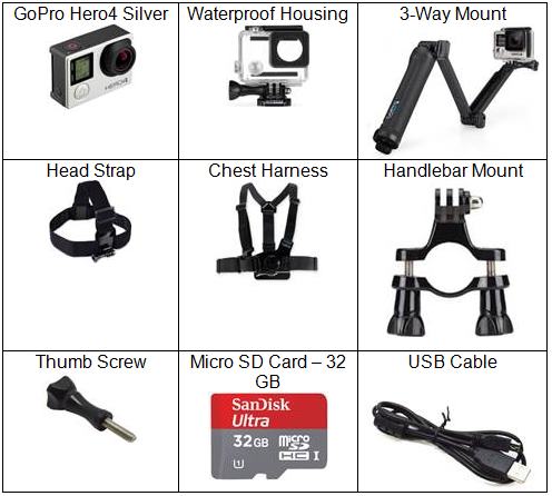 list of gopro accessories